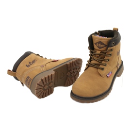 Lee Cooper KID CAMEL Trappers tied with a zipper yellow 3