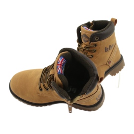 Lee Cooper KID CAMEL Trappers tied with a zipper yellow 4