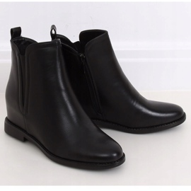 Black Chelsea boots with hidden heels 0-361 Black 1