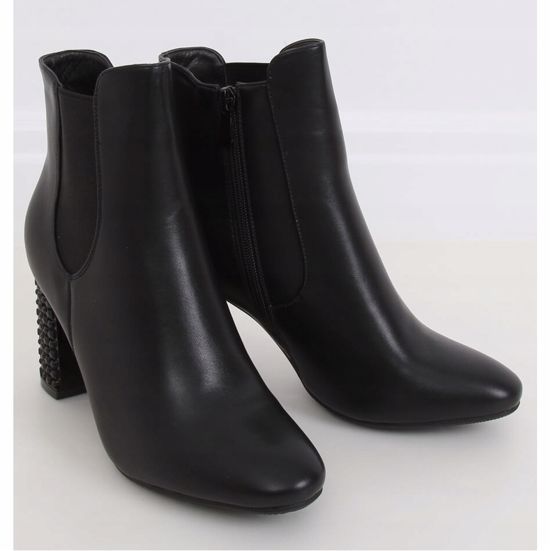 Black high-heeled boots K-9990 Black 1