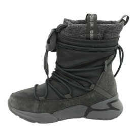 Big Star Sport Snow Boots On Fur grey 1