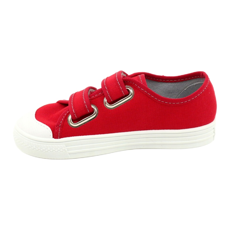 Befado children's shoes 440X012 white red 2