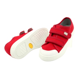Befado children's shoes 440X012 white red 4 Befado children's shoes 440X012 white red 4