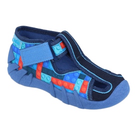 Befado children's shoes 190P095 red navy blue blue 1