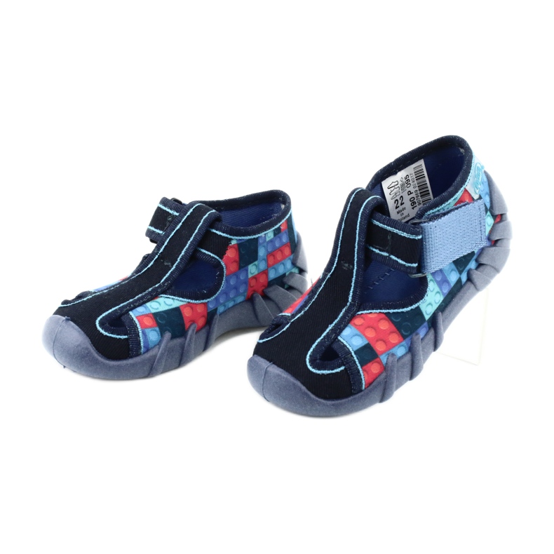 Befado children's shoes 190P095 red navy blue blue 3 Befado children's shoes 190P095 red navy blue blue 3