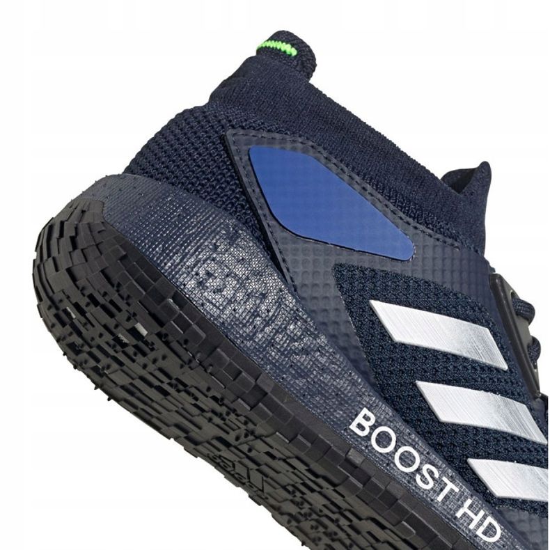 Running shoes adidas PulseBoost Hd M EG9967 navy blue green 1