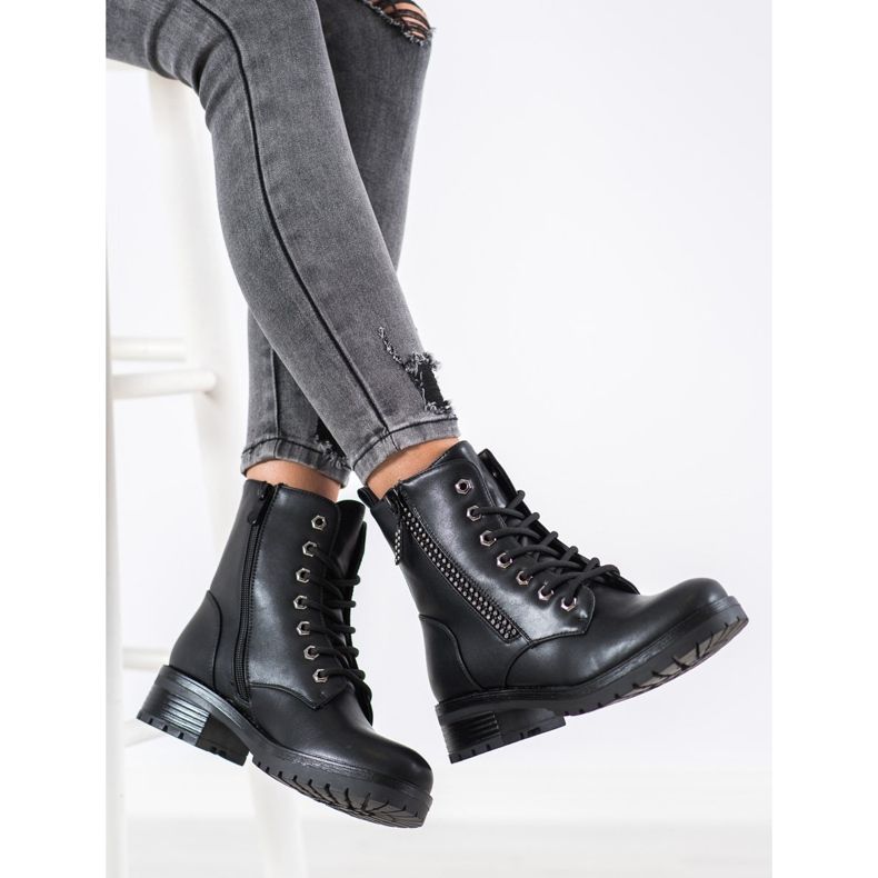 SHELOVET Workers With Cubic Zirconia black 1