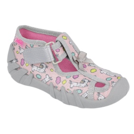 Befado children's shoes 190P099 pink grey 1