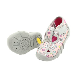 Befado children's shoes 190P099 pink grey 4