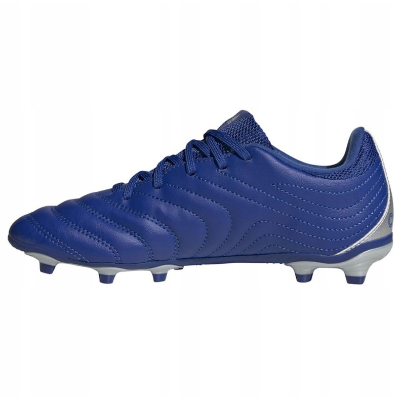 The adidas Copa 20.3 Fg Jr EH1810 football boots white blue 2 The adidas Copa 20.3 Fg Jr EH1810 football boots white blue 2