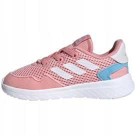 Adidas Archivo Jr EG3980 shoes black pink 2