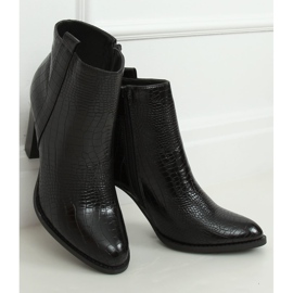 Black Snakeskin high heels UK10 Black 1