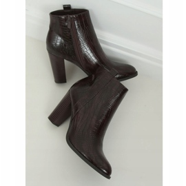 Brown Snakeskin high heels UK10 Brown 1