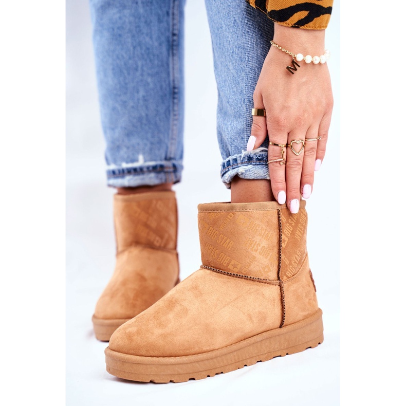 Women's Brown Warm Snow Boots Big Star GG274559 1 Women's Brown Warm Snow Boots Big Star GG274559 1