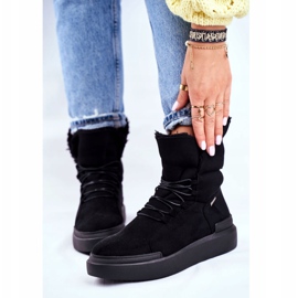 Women's snow boots Big Star Black GG274990 2