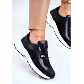 Women's Sport Shoes Sneakers Maciejka Leather 04845-01 black 2 Women's Sport Shoes Sneakers Maciejka Leather 04845-01 black 2