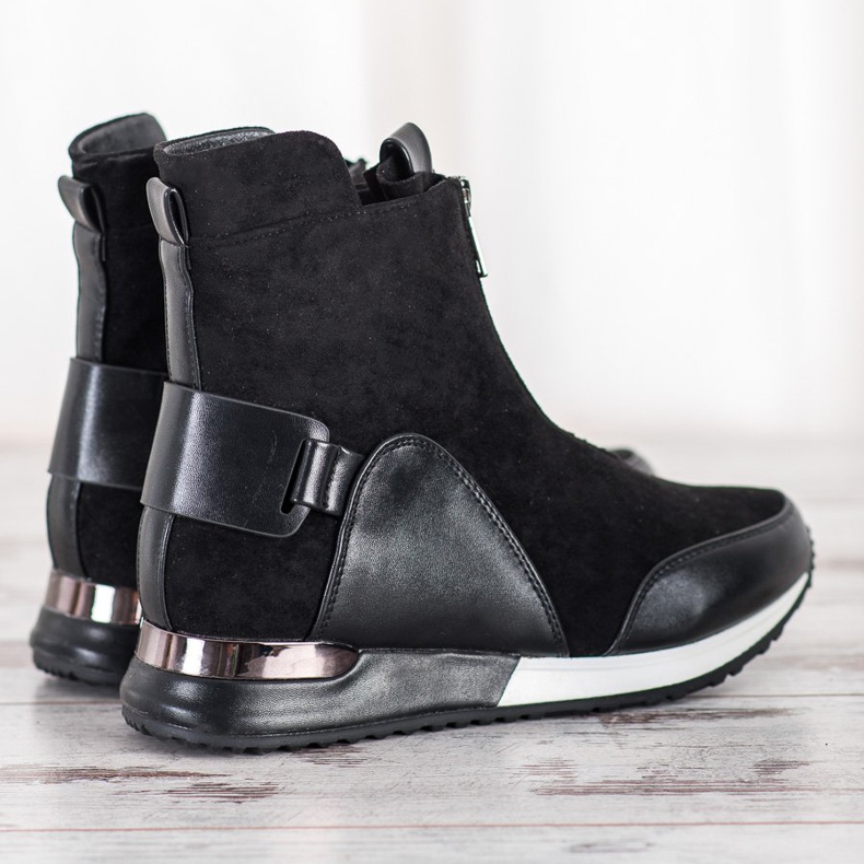 Goodin Sports boots with a zipper black 1