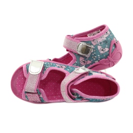 Befado children's shoes 242P107 pink silver multicolored 4