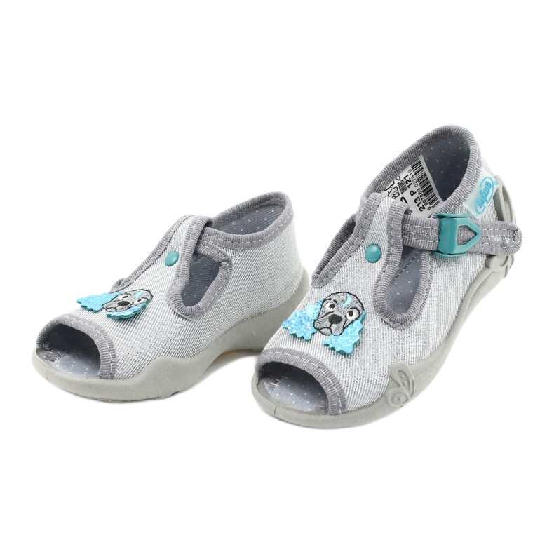 Befado children's shoes 213P121 blue silver 3