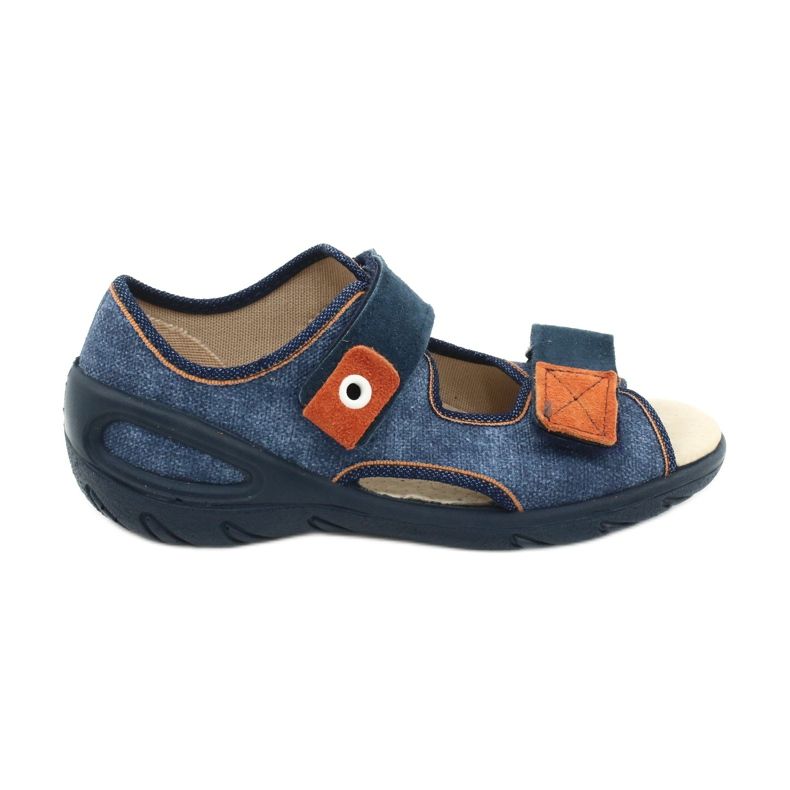 Befado children's shoes pu 065X140 navy blue 1