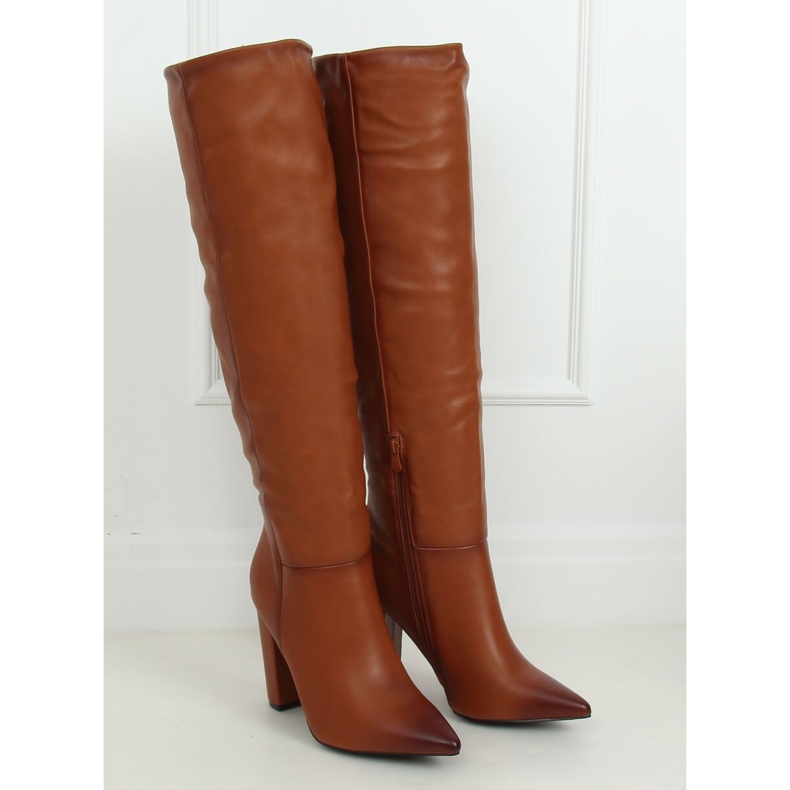 Over-the-knee boots on the camel RB42P Camel post brown 2