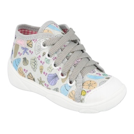 Befado children's shoes 218P061 silver grey multicolored 1