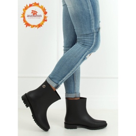 Black DC11 Black matte women's galoshes 1