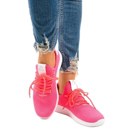 Pink sports shoes F04-4 1