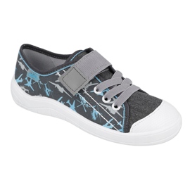 Befado children's shoes 251Y155 blue grey 1 Befado children's shoes 251Y155 blue grey 1