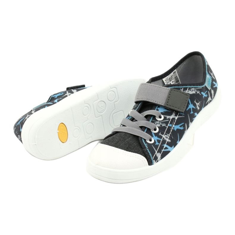 Befado children's shoes 251Y155 blue grey 4 Befado children's shoes 251Y155 blue grey 4