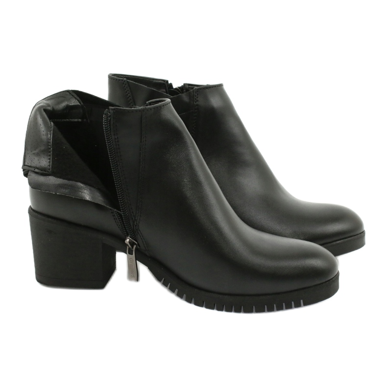 Gregors Women's short leather boots 881 black 5 Gregors Women's short leather boots 881 black 5