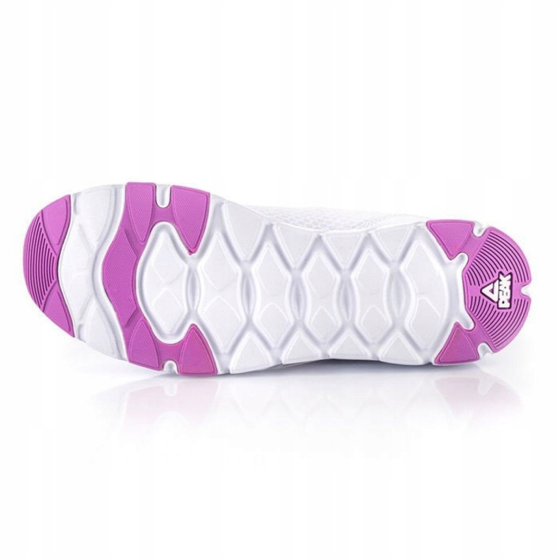 Peak running shoes E43208H W 61189-61194 white purple 2