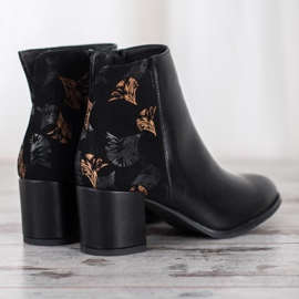 Sergio Leone Warm boots with a pattern black 1