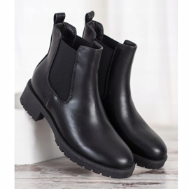 Bella Paris Eco leather Chelsea boots black 2