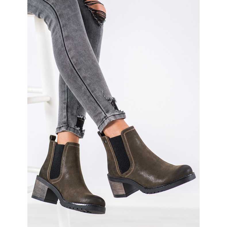 Sergio Leone Stylish Chelsea boots green 1 Sergio Leone Stylish Chelsea boots green 1