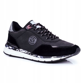 Men's Sport Shoes Cross Jeans Black GG1R4027C grey 1