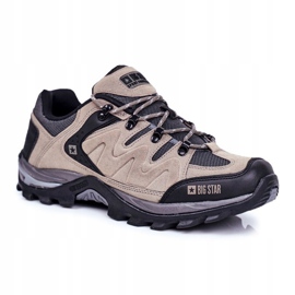 Men's Trekking Shoes Big Star Outdoor GG174281 beige black grey 1