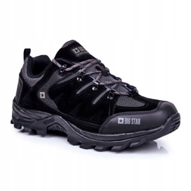 Men's Trekking Shoes Big Star Outdoor Black GG174282 grey 1