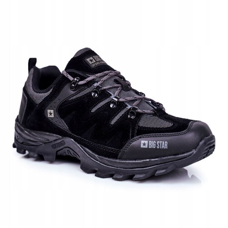 Men's Trekking Shoes Big Star Outdoor Black GG174282 grey 1