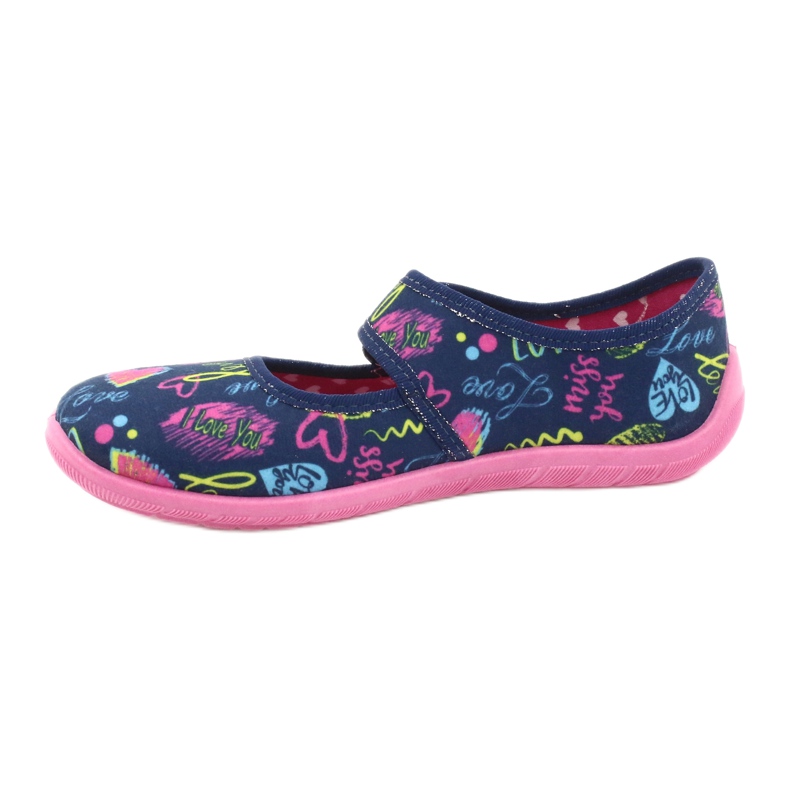 Befado children's shoes 945Y431 navy blue pink multicolored 2