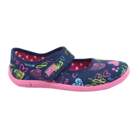 Befado children's shoes 945Y431 navy blue pink multicolored 1