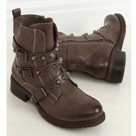Military boots dark beige Z195 Khaki 1