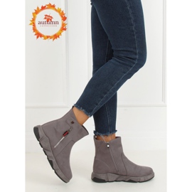 Gray sports boots KFS-506 Gray grey 1