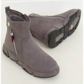 Gray sports boots KFS-506 Gray grey 2