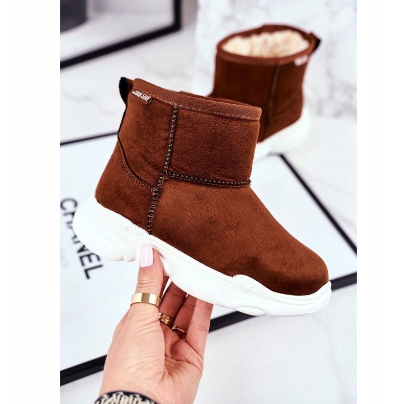 Children's Big Star Snow Boots Camel GG374086 brown multicolored 1