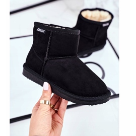 Children's Black Big Star Snow Boots GG374081 2