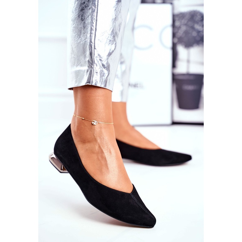 Women's Ballerinas Laura Messi Leather Black 2149 1 Women's Ballerinas Laura Messi Leather Black 2149 1