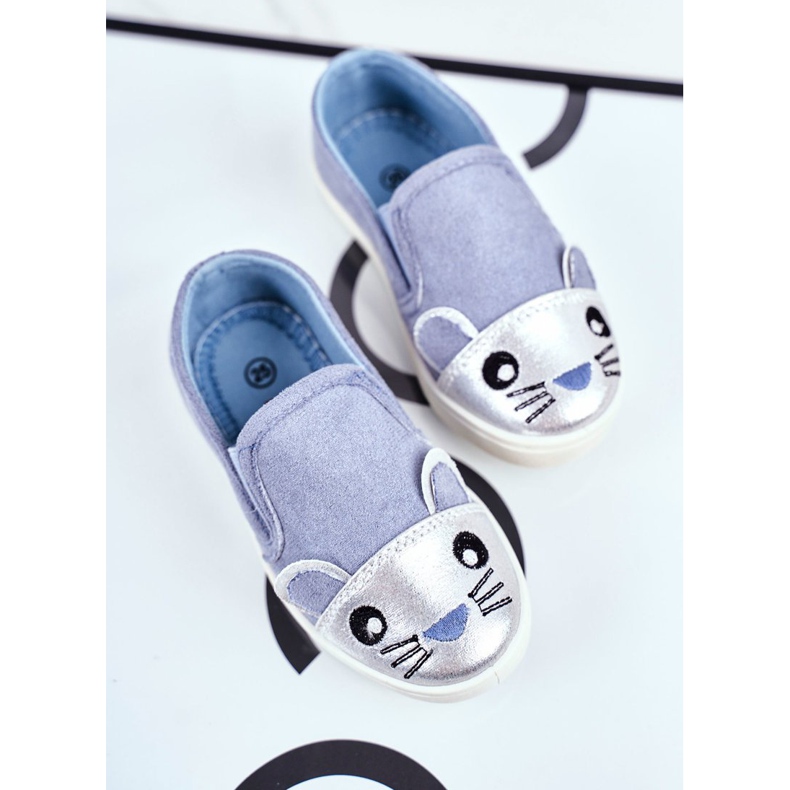 PH1 Children's Blue Candys Slip-on With Mouse 1