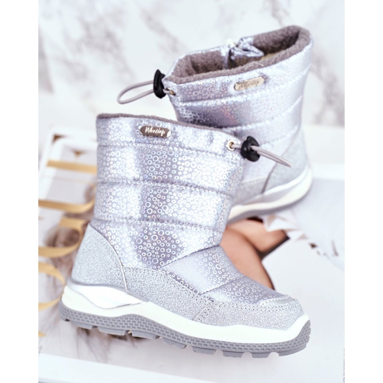 WEESTEP Children's Snow Boots Warmed with Wool Silver Felini 1