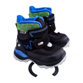 WEESTEP Children's Wool Warm Snow Boots Black Booom 1